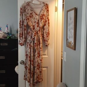 Long Wrap Dress
